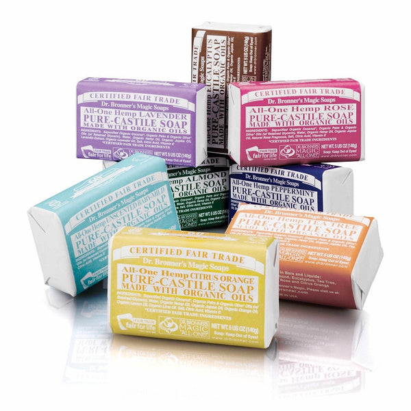 Dr Bronner's Pure-Castile Bar Soap - Sandalwood & Jasmine